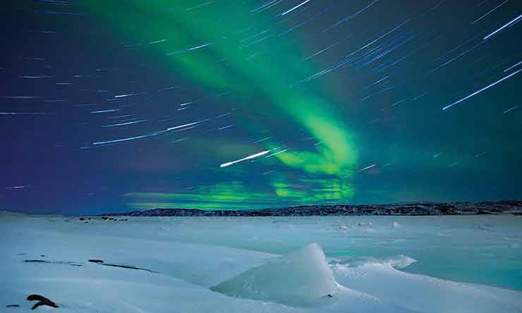 Watch the dancing aurora
